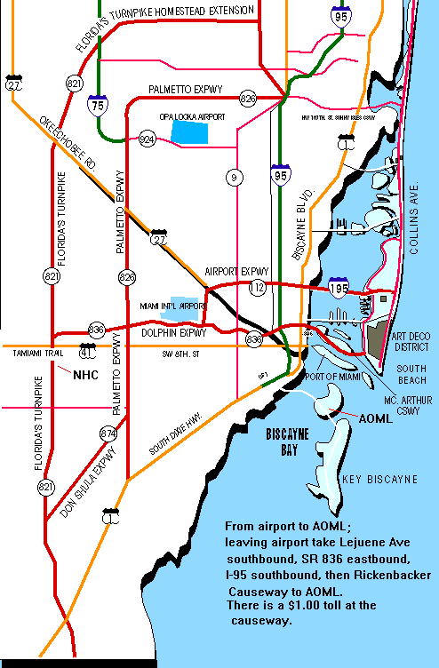 Map of Metro Miami