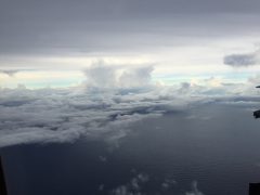 Clouds in Tropical Storm Erika. Photo Credit: NOAA.