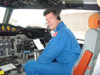 in cockpit