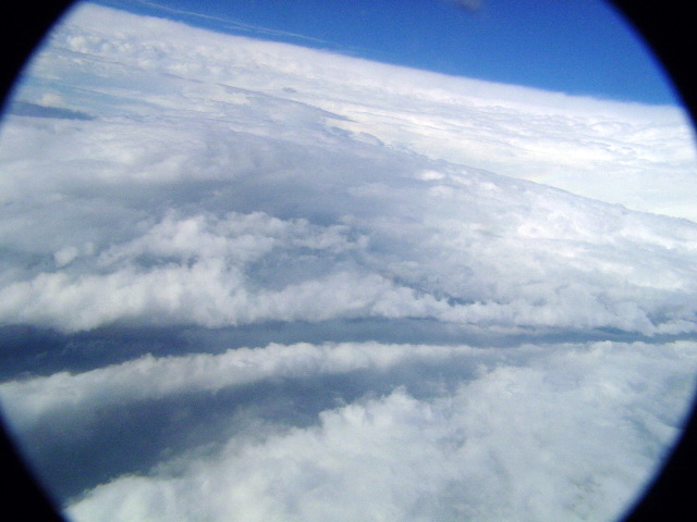 Sloping eyewall of Isabel