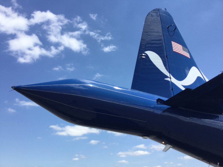 NOAA P-3 tail radome