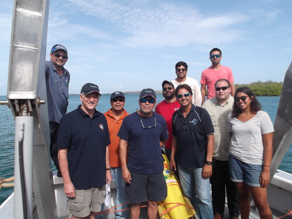 Participants in the July 2014 deployments of two underwater gliders off Puerto Rico