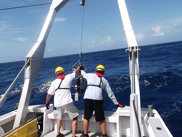 July 2014 - CTD casts have been performed during the campaign to deploy the underwater gliders