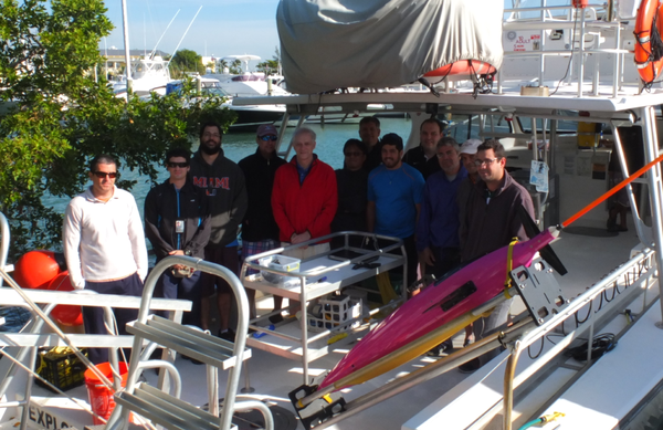 March 2014 - participants of 1st Underwater Gliders Working Group Meeting during the sea trial