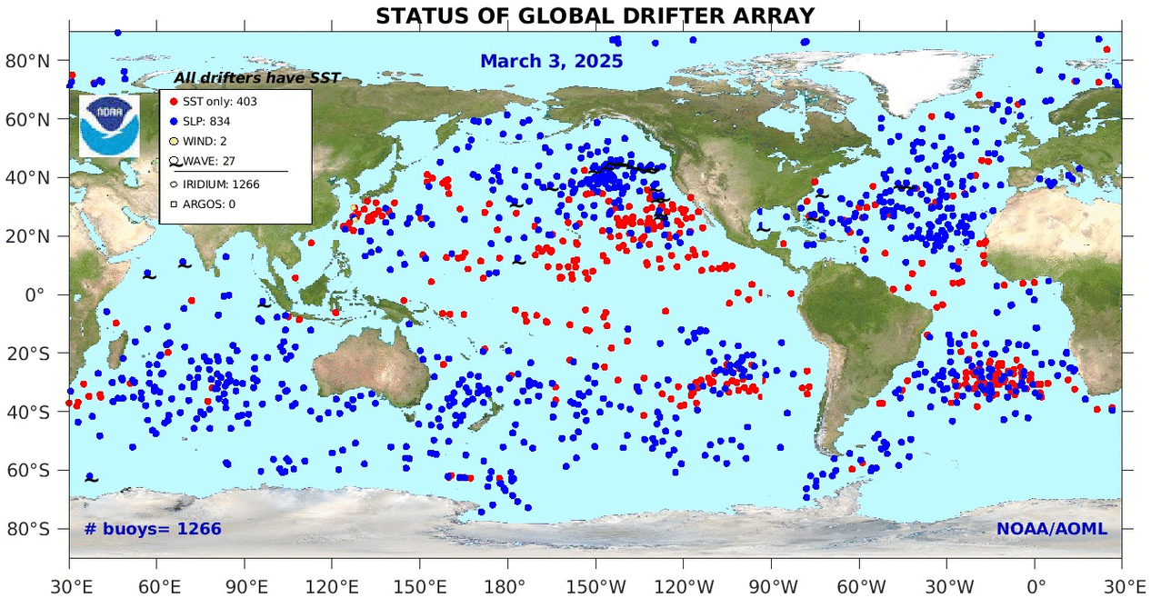 Ocean Cooling Continues March 2024