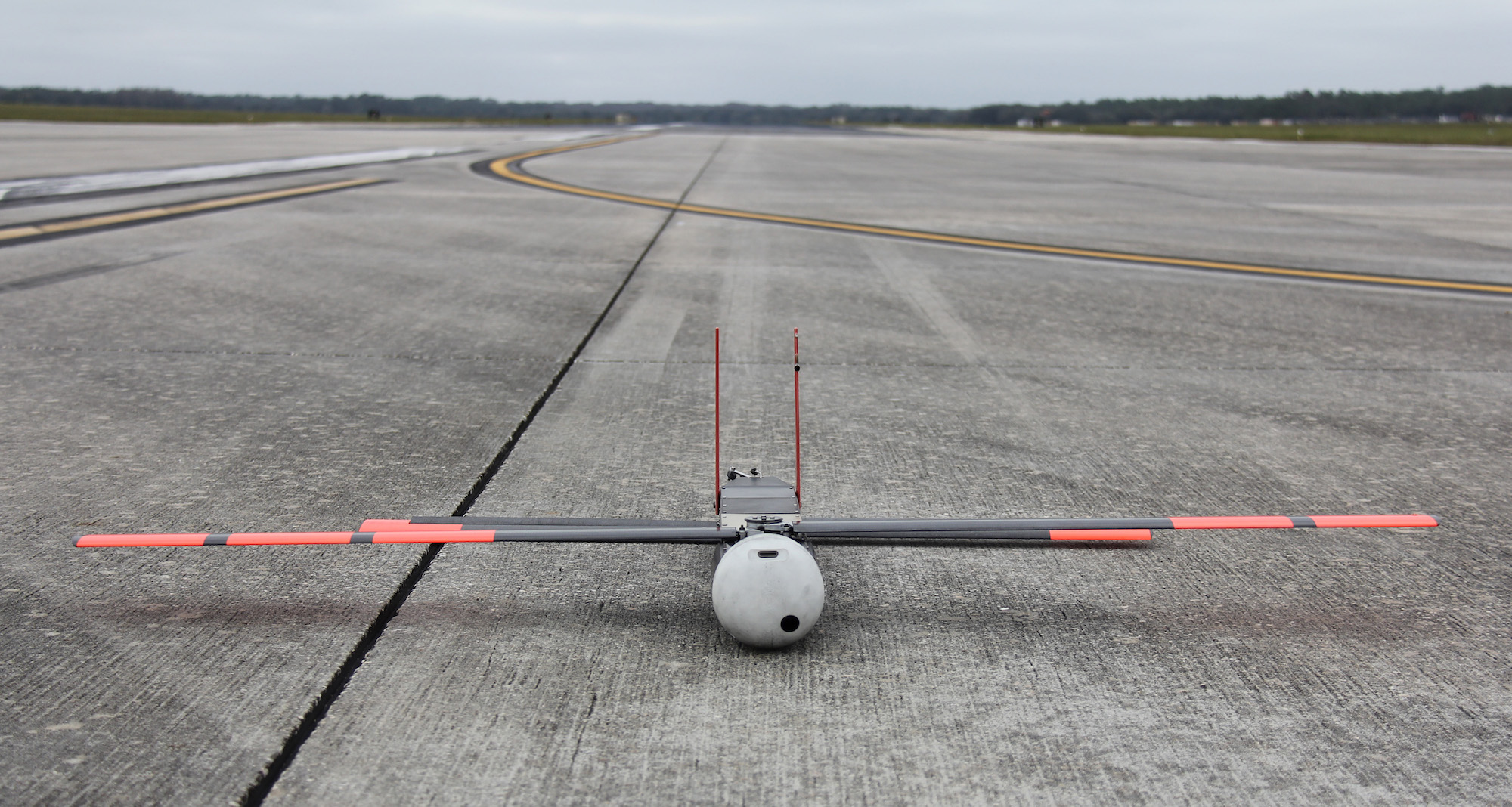 The Coyote on the tarmac after a successful demonstration flight in 2016. Image credit: NOAA