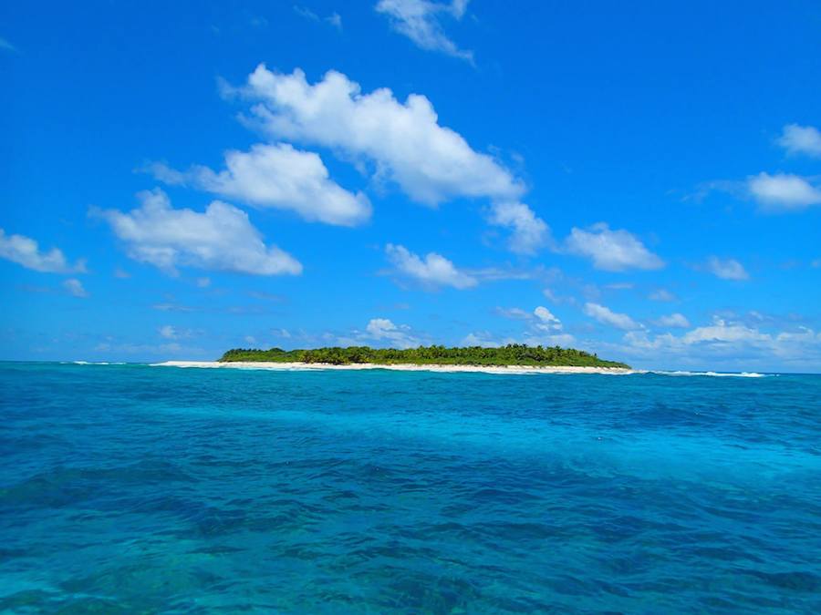 One of many uninhabited islands in the Chagos archipelago. Chagos is home to the world's largest Marine Protected Area. 