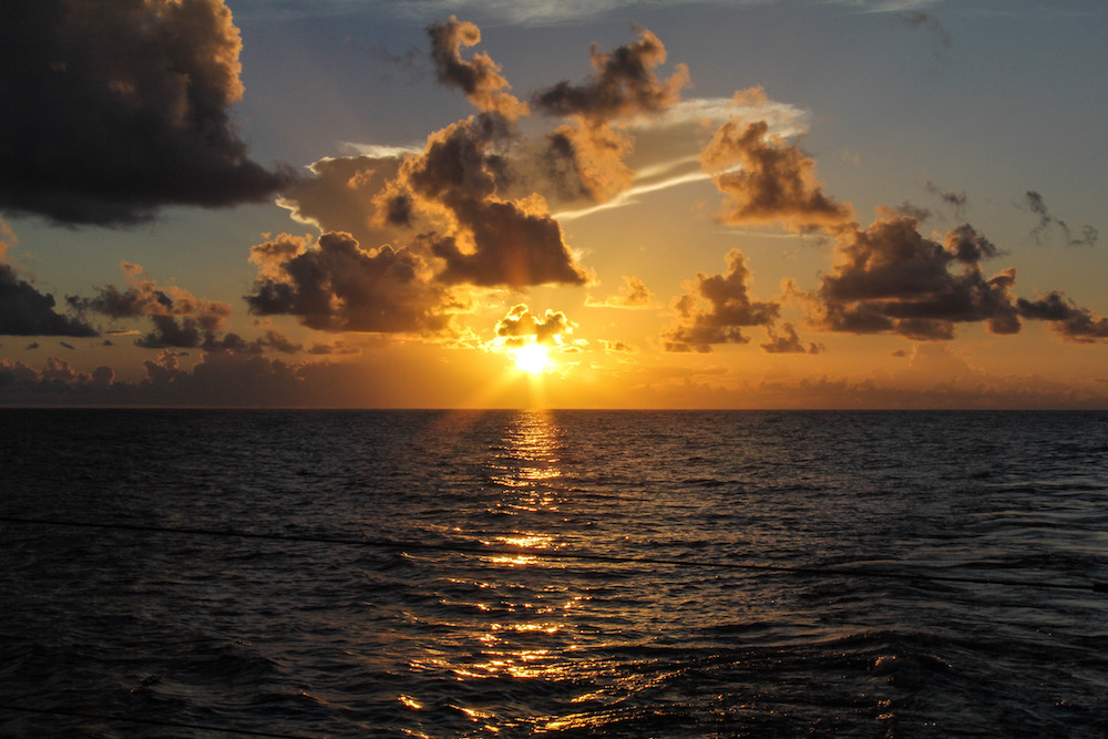 Sunset in Florida taken on the cruise. Image credit: NOAA