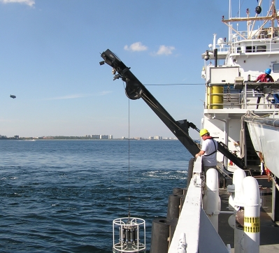 Operating the CTD on the Nancy Foster