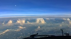 View of the north-west side of Irma from NOAA’s G-IV flying at 44,000 ft. Image credit: NOAA
