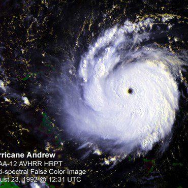 El huracán Andrew