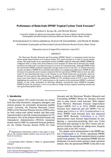 Performance of Basin Scale