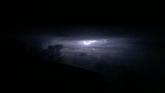 Lightening in Tropical Storm Erika. Photo Credit: NOAA.