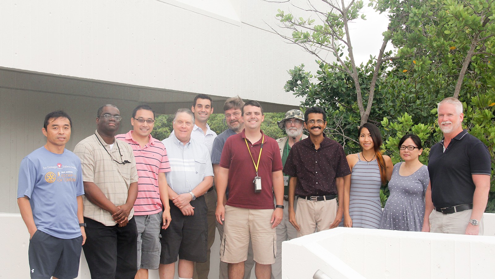 Group photo of AOML's hurricane model scientists. Image Credit: NOAA AOML.