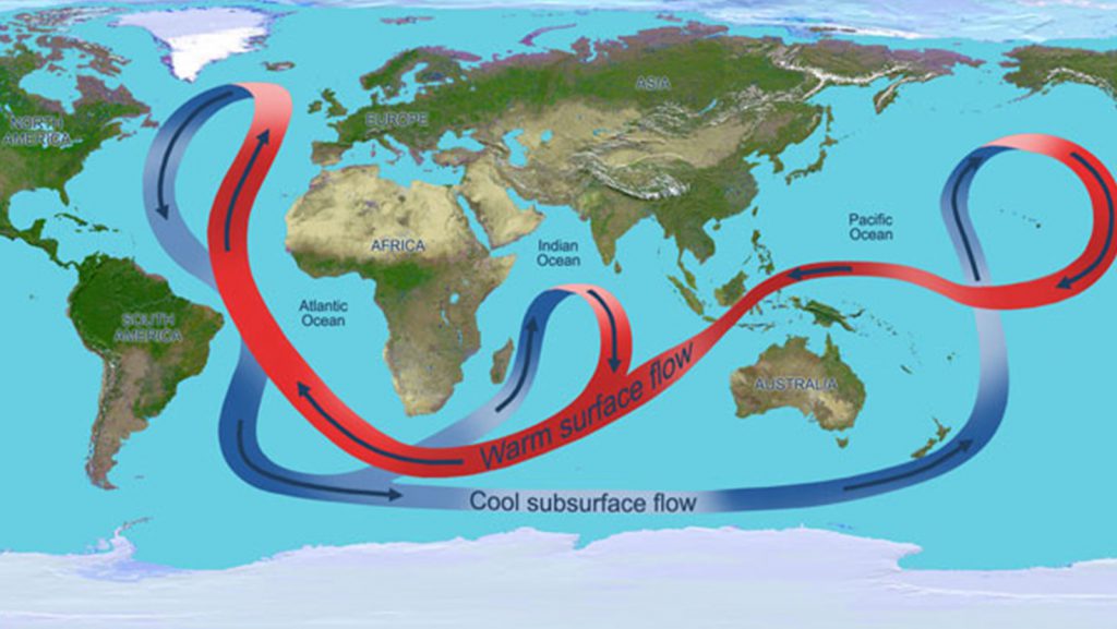 In a recent article published in the Journal of Geophysical Research - Oceans, scientists at AOML evaluate the variability of the heat transport in the South Atlantic by developing a new method to measure its changes on a daily basis. This study presents, for the first time, full‐depth, daily measurements of the volume and heat transported by the Meridional Overturning Circulation (MOC) in the South Atlantic at 34.5°S based on direct observations.