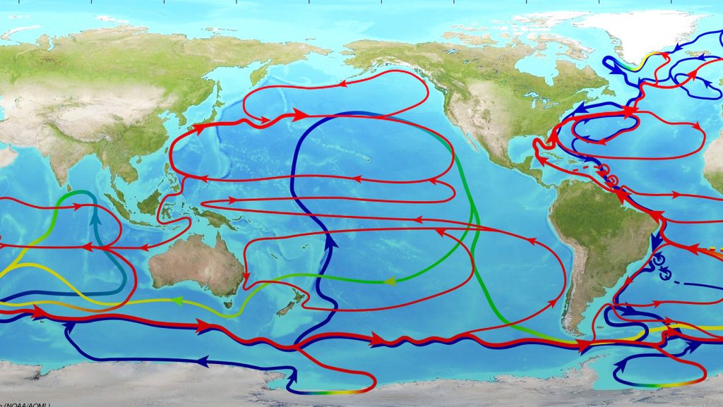 In a recent study published in the journal Science Advances, oceanographers at AOML  and the Cooperative Institute for Marine and Atmospheric Studies for the first time describe the daily variability of the circulation of key deep currents in the South Atlantic Ocean that are linked to climate and weather. The study found that the circulation patterns in the upper and deeper layers of the South Atlantic often vary independently of each other, an important new result about the broader Meridional Overturning Circulation (MOC) in the Atlantic.