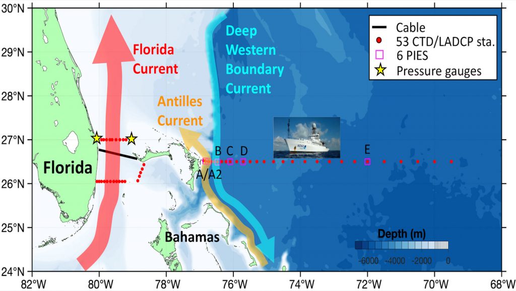 A map showing the major comments of the WBTS project.