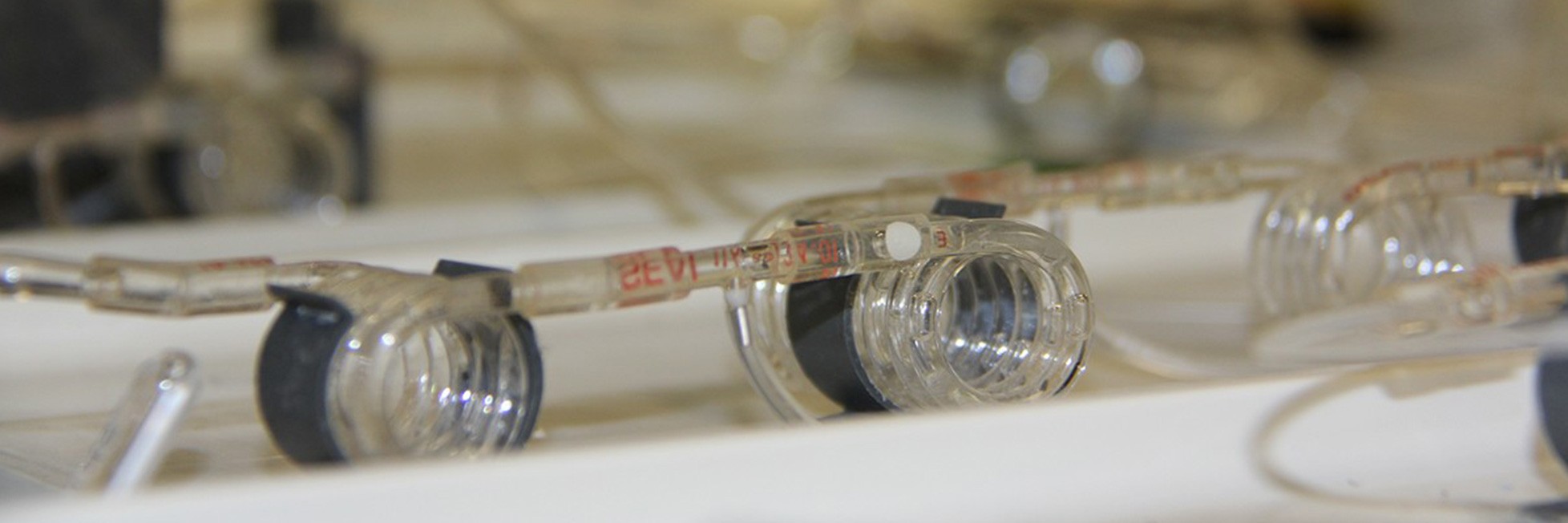 Two coils used in nutrient measurements by the ocean chemistry & ecosystems division