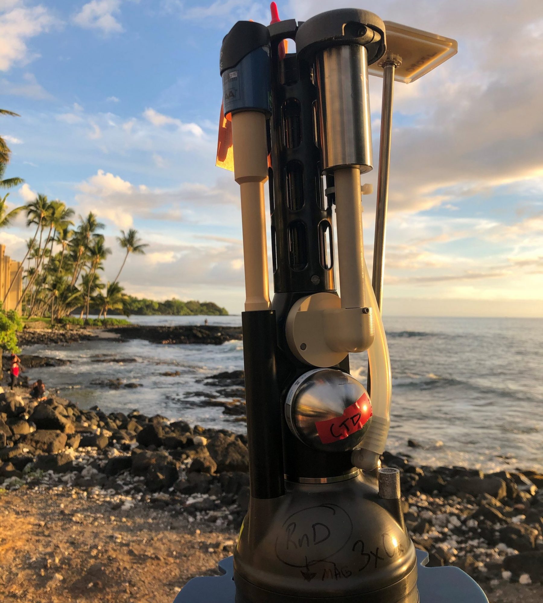 A University of Hawaii Biogeochemical (BGC) Argo float with three oxygen sensors for the Argo program.