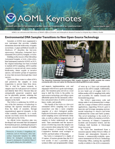 First page of the Keynotes newsletter for Jan-Mar of 2022