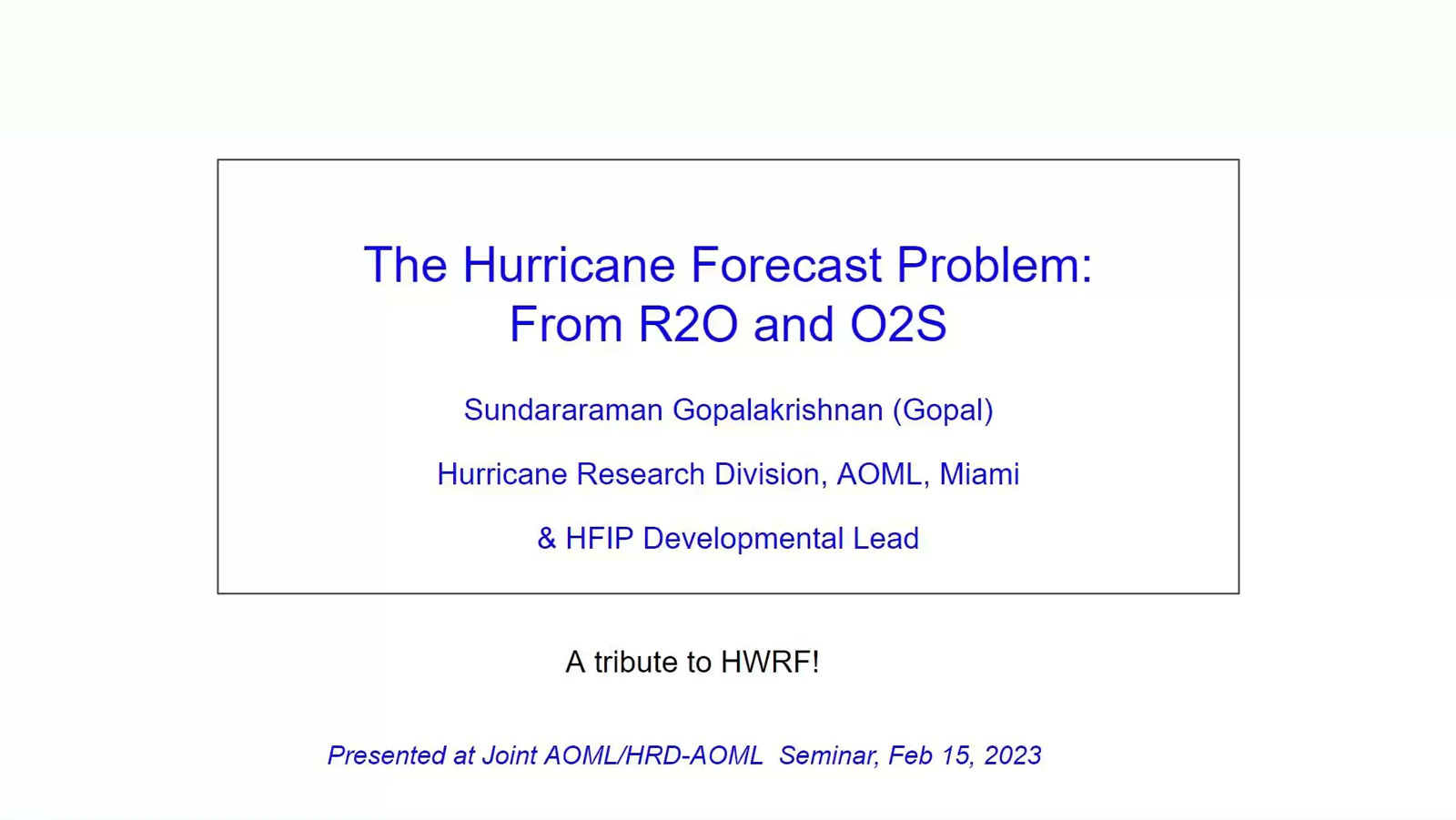 Image of Diapositiva del título de la charla del seminario: 