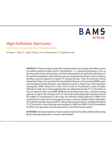 High-Definition Hurricanes: Improving Forecasts with Storm-Following Nests: Image of the scientific paper