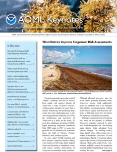 Cover image of the April-June 2023 AOML Keynotes Publication. Clicking on the image will open the full pdf