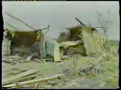 Damage from 1985 cyclone (BBC)